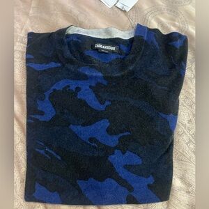 Zadig and Voltaire Mens Exclusice Cashmere Sweater Sz L